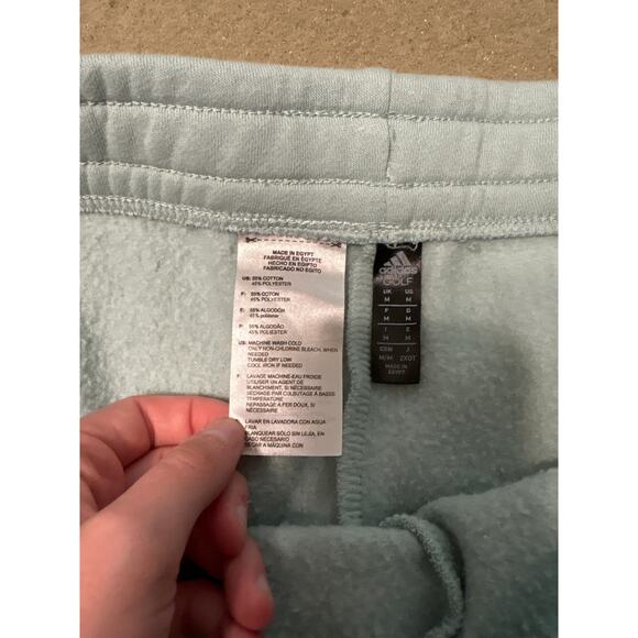 GUC Adidas Golf Mint Blue Joggers Women's Size Medium - Picture 2 of 6